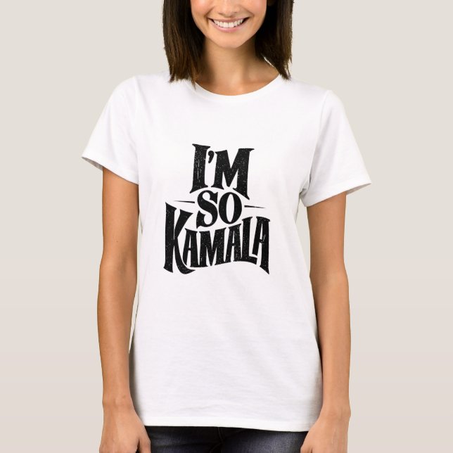 Camiseta Estoy tan Kamala Brat Green Meme (Anverso)