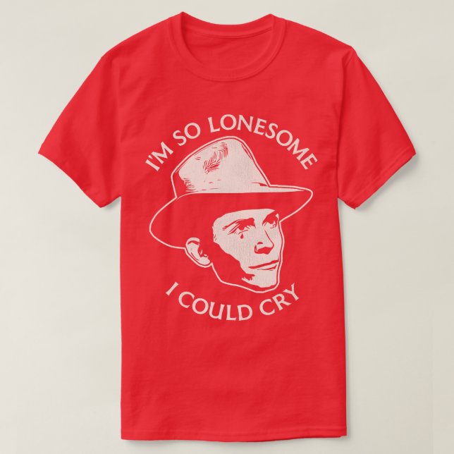 Camiseta Estoy Tan Solo Que Podía Llorar (Diseño del anverso)