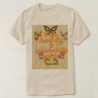 Camiseta Estoy temerosa y maravillosamente hecha retro tee
