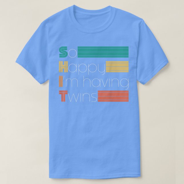 Camiseta Estoy teniendo un embarazo gemelo (Diseño del anverso)