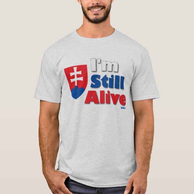 Camiseta Estoy todavía vivo (Anverso)