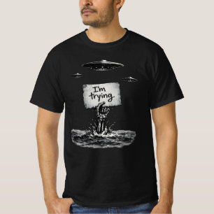 Camiseta Estoy tratando de diseñar un s artístico surrealis