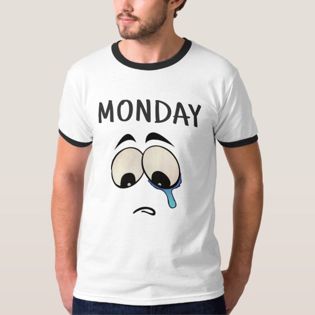 Camiseta Estoy triste es lunes (Anverso)