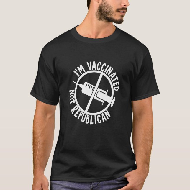 Camiseta Estoy Vacunado No Republicano (Anverso)