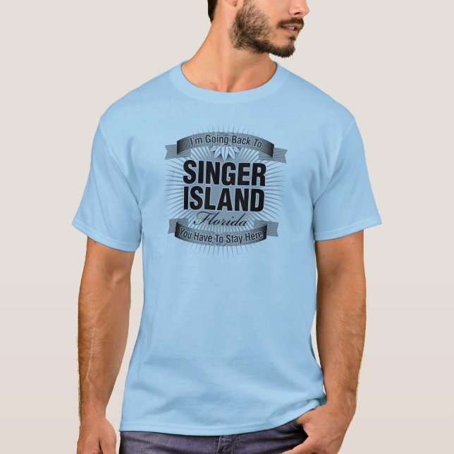 Camiseta Estoy volviendo (la isla del cantante) (Anverso)