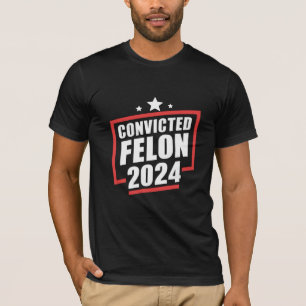 Camiseta Estoy votando por delincuente convicto 2024 Trump