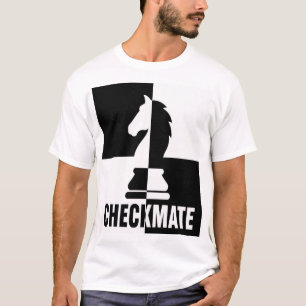 Camiseta Estrategia de Caballo de Ajedrez Jaque Mate