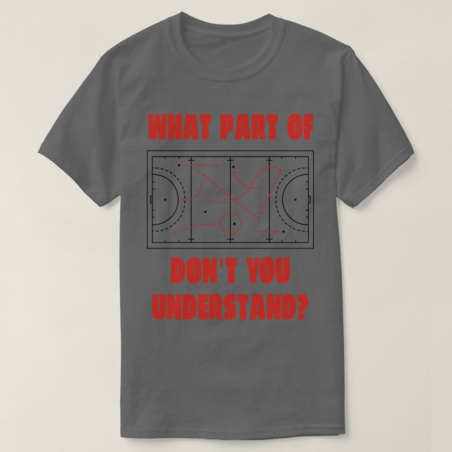 Camiseta Estrategia de hockey (Diseño del anverso)