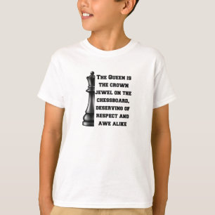Camiseta Estrategia de respeto del poder blanco negro de la