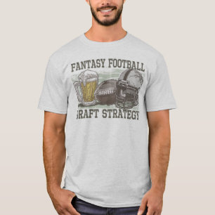 Camiseta Estrategia del proyecto del fútbol de la fantasí