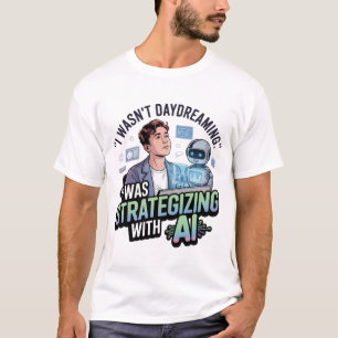 Camiseta Estrategias con IA - Divertido lema de Daydreaming