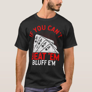 Camiseta Estrategias de Farol Para Poker Domina Tu Juego Sk