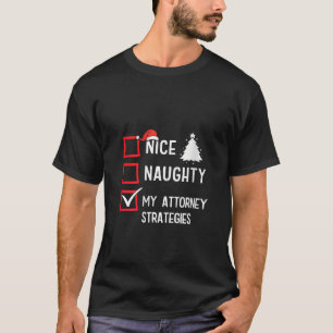 Camiseta Estrategias de mi abogado Navidades agradables y t