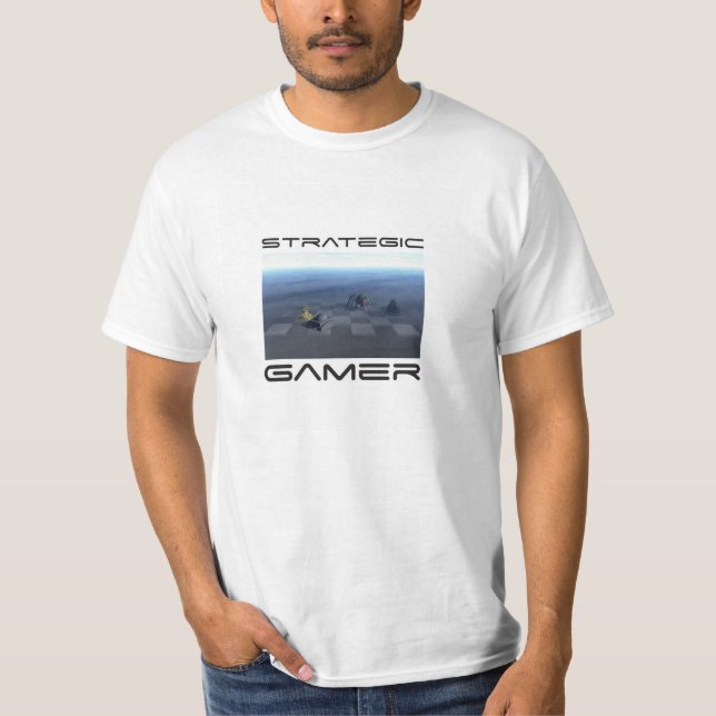Camiseta estratégica del videojugador (Anverso)