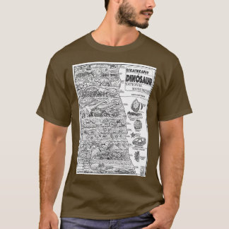 Camiseta Estratigrafía del Monumento Nacional de Dinosaurio