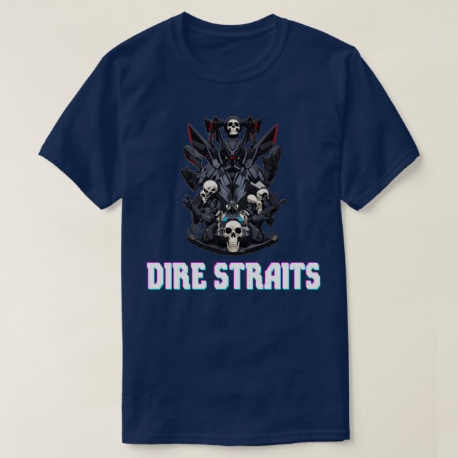 Camiseta Estrechos de Dire (Diseño del anverso)