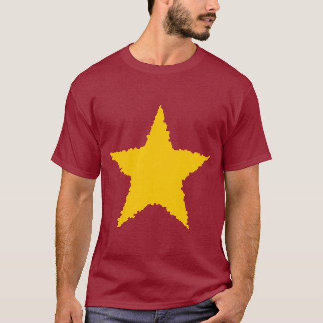 Camiseta Estrella amarilla fresca (Anverso)