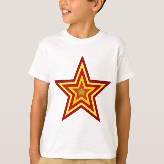 Camiseta Estrella amarilla roja