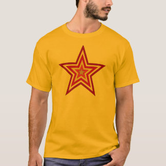 Camiseta Estrella amarilla roja