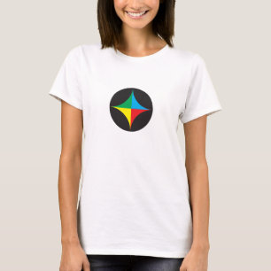Camiseta estrella amarilla verde rojo