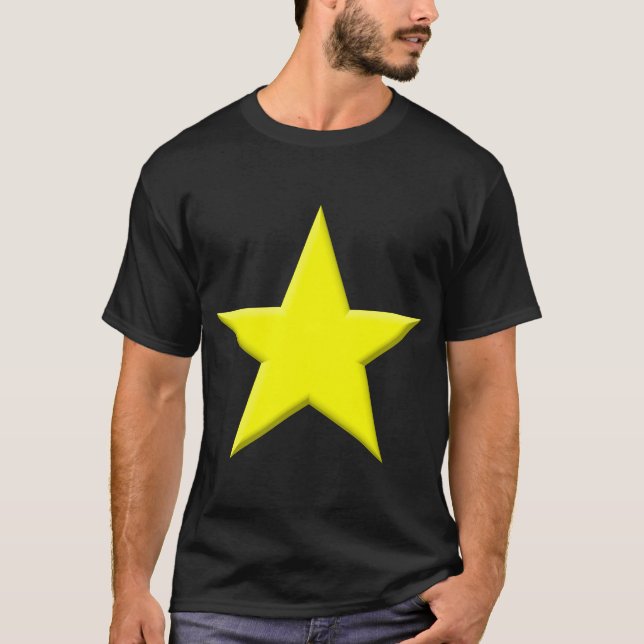 Camiseta Estrella - Amarillo (Anverso)