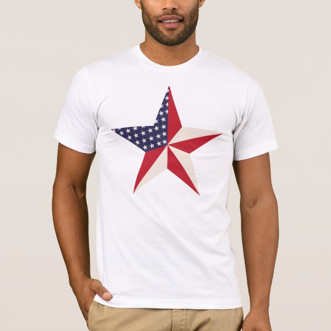 Camiseta Estrella Americana (Anverso)