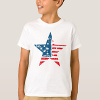 Estrella Americana Bandera Grunge Vintage