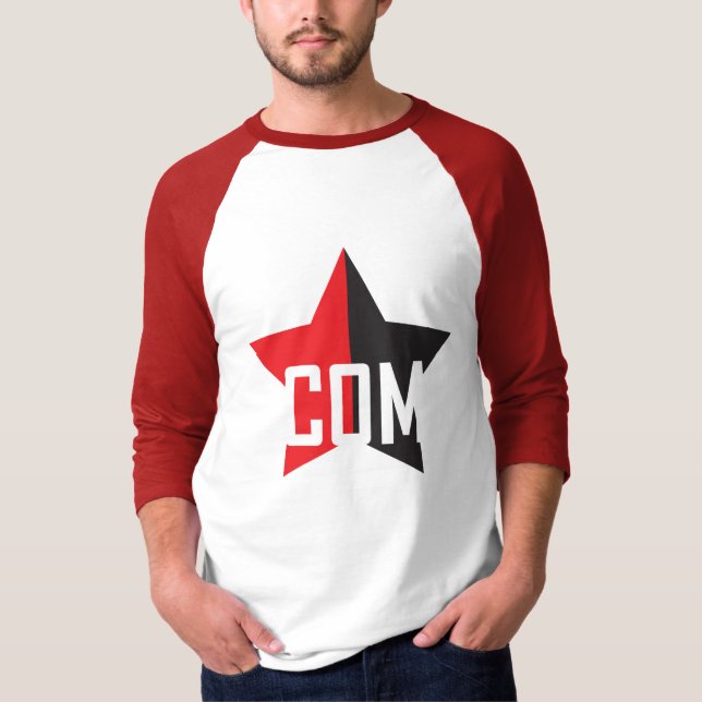 Camiseta Estrella Anarcho-Comunista (Anverso)