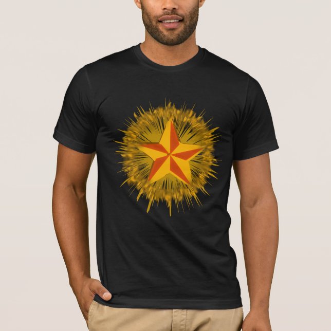 Camiseta Estrella ardiente (Anverso)