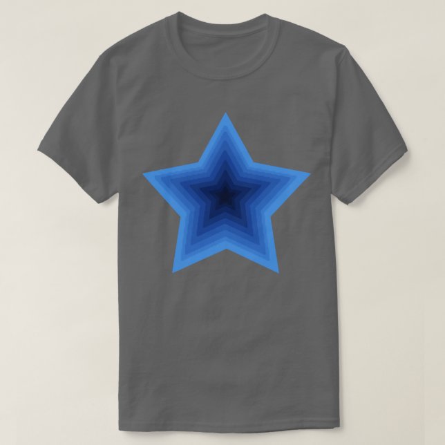 Camiseta Estrella azul (Diseño del anverso)