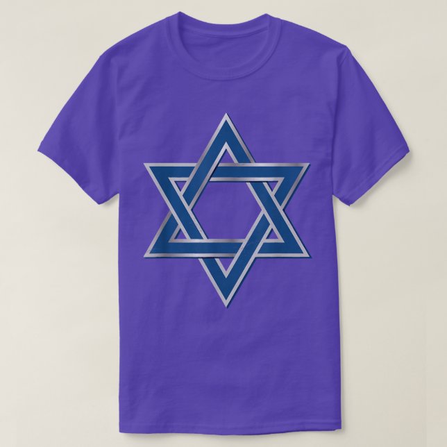 Camiseta Estrella Azul de David Hanukkah  (Diseño del anverso)