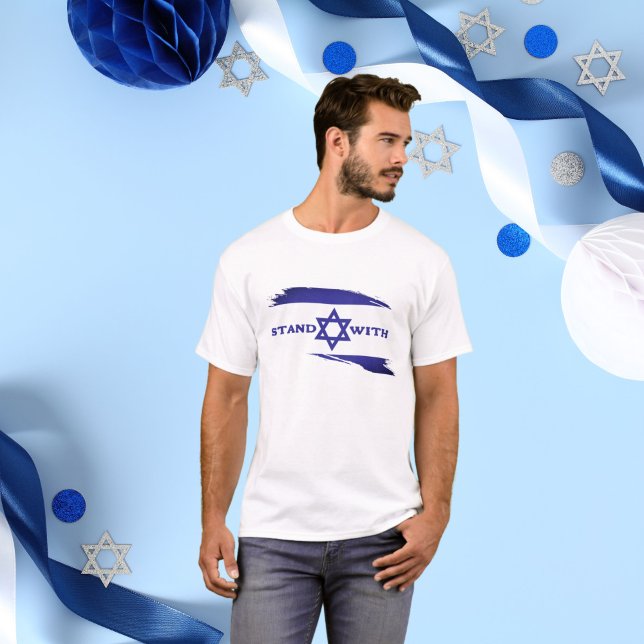 Camiseta Estrella azul de la bandera israelí de David, pont (Subido por el creador)