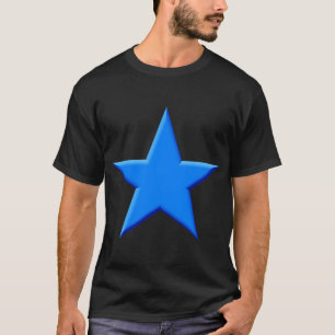 Camiseta Estrella - Azul medio