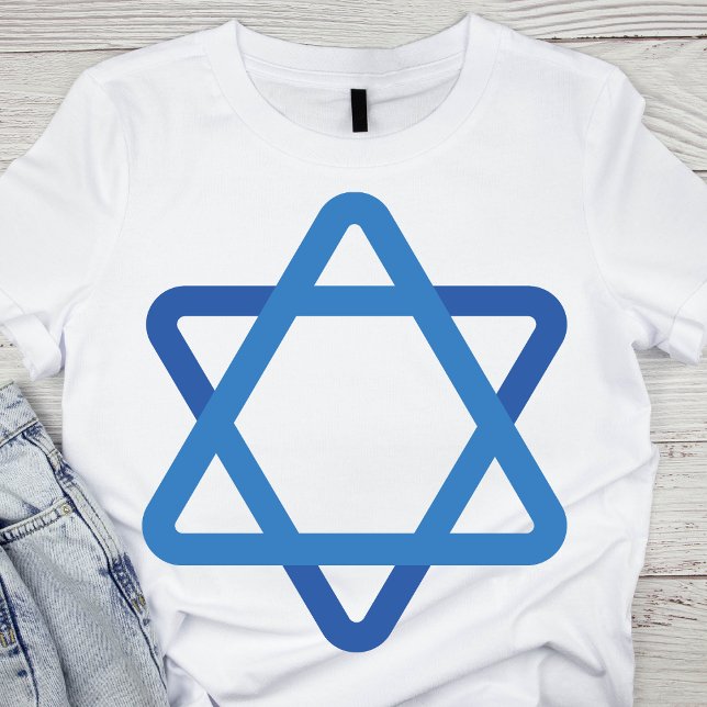 Camiseta Estrella azul moderna de David (Subido por el creador)