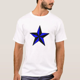 Camiseta Estrella Azul-Negra