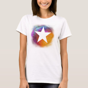 Camiseta Estrella blanca