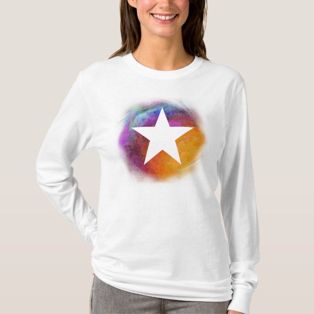 Camiseta Estrella blanca (Anverso)