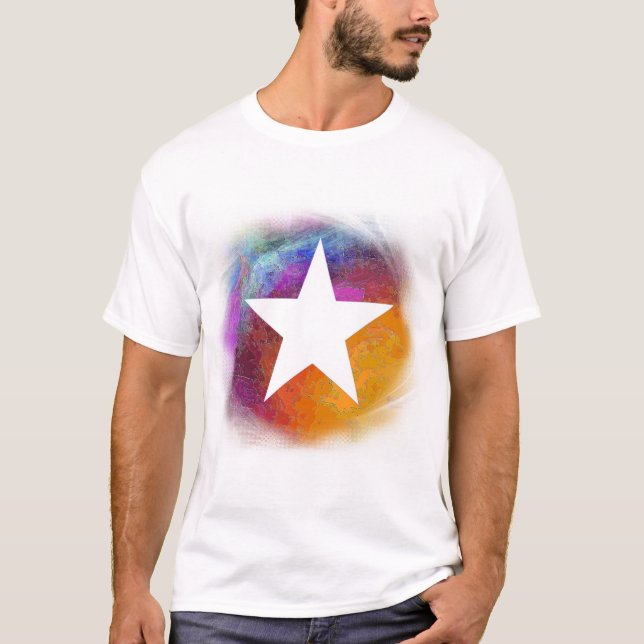 Camiseta Estrella blanca (Anverso)