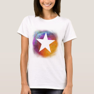 Camiseta Estrella blanca