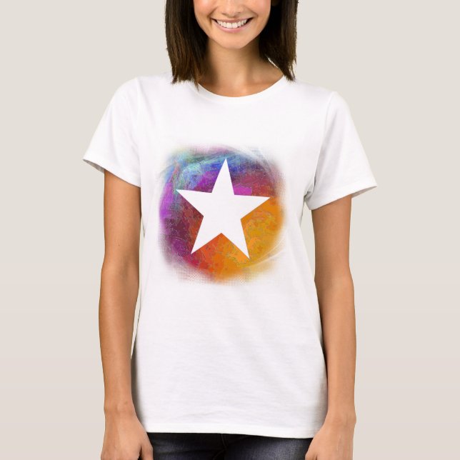 Camiseta Estrella blanca (Anverso)