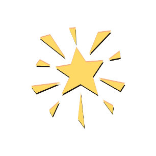 Camiseta Estrella brillante de estilo minimalista