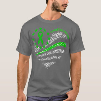 Camiseta Estrella cardíaca de conciencia de la parálisis ce