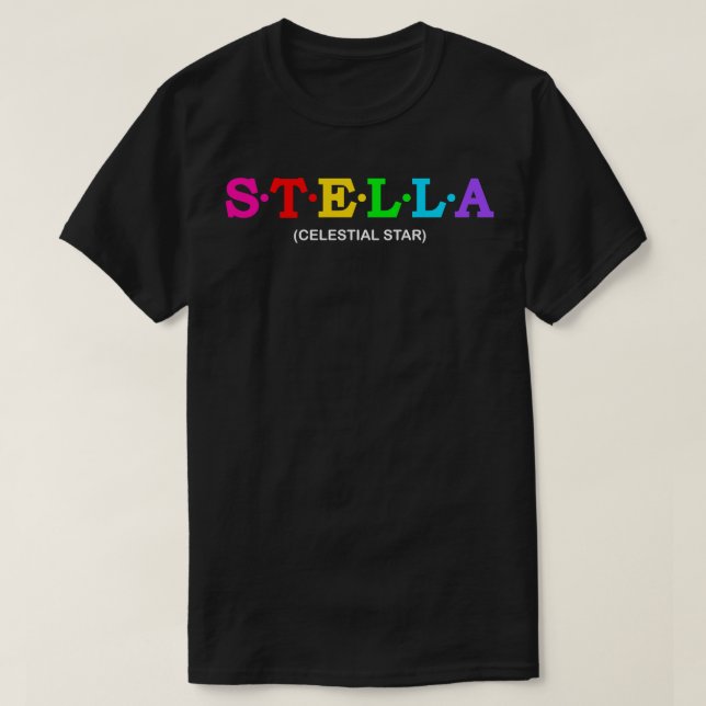 Camiseta Estrella celestial de Stella (Diseño del anverso)