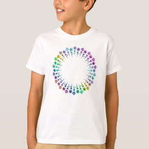 Camiseta Estrella Círculo coloreó yo + tu trasero. e ideas