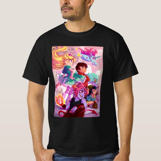 Camiseta Estrella contra las fuerzas del mal divertido (Anverso)