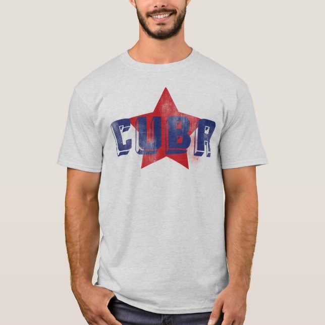 Camiseta Estrella cubana (Anverso)