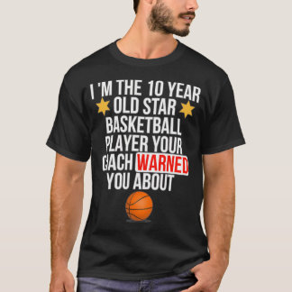 Camiseta Estrella de baloncesto de 10 años