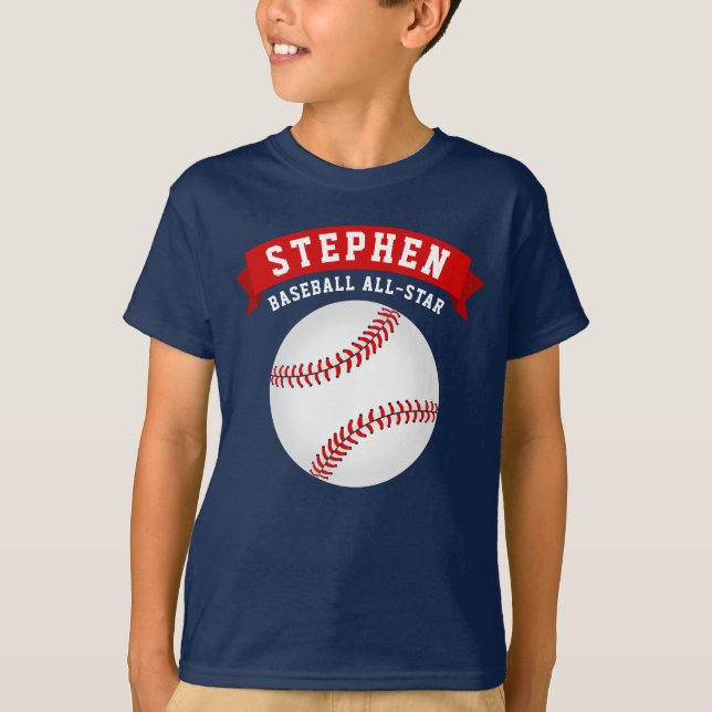 Camiseta Estrella de Béisbol (Anverso)