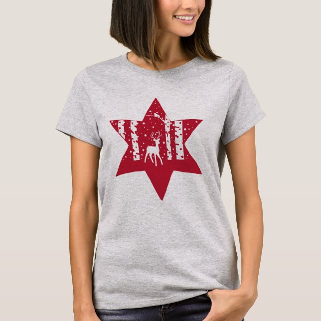 Camiseta Estrella de bosque (Anverso)