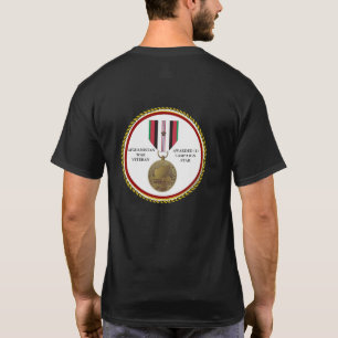 CAMISETA ESTRELLA DE CAMPAÑA VETERANO DE GUERRA EN AFGANIST